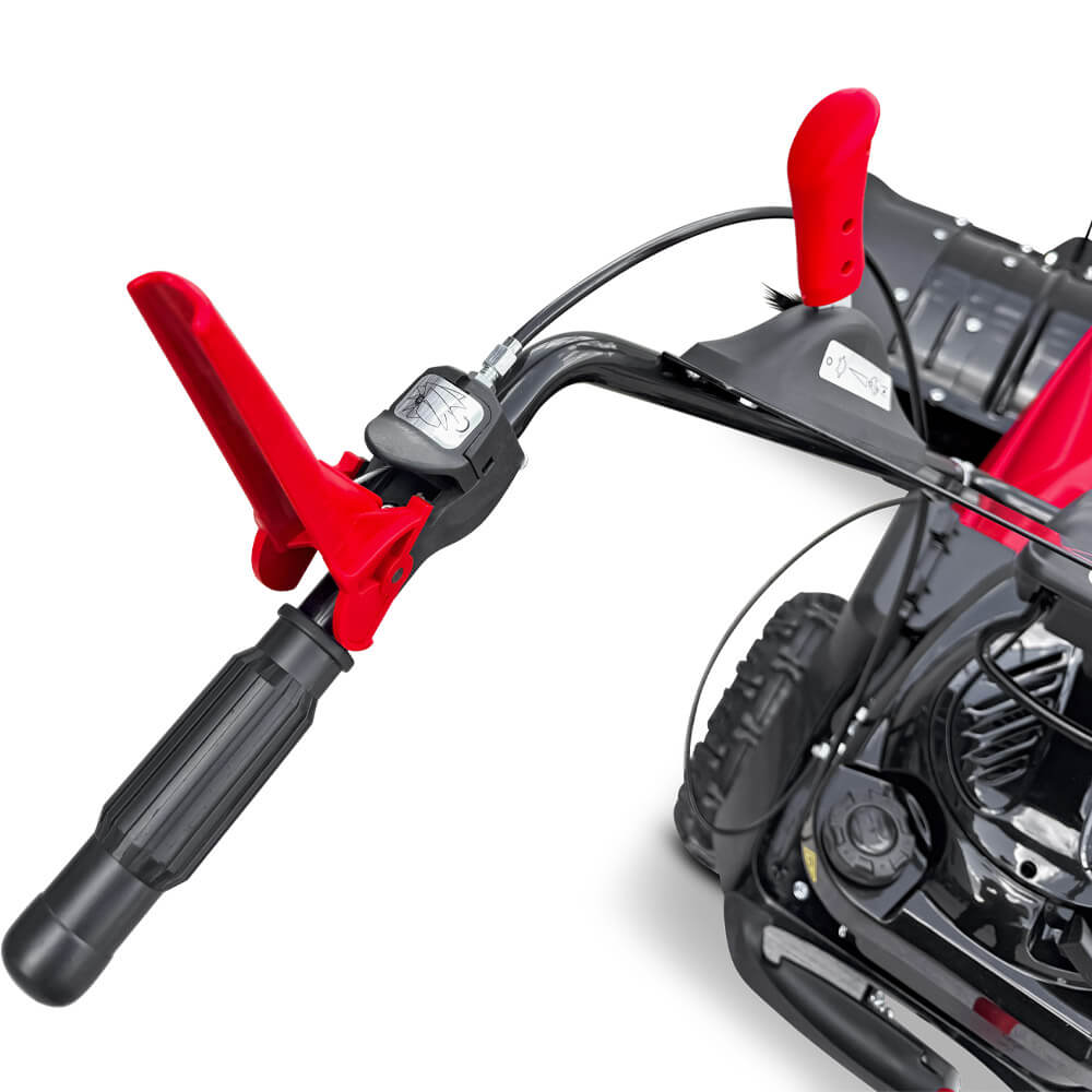 SCHORR Motorbesen inkl. Schneeschild und Auffangbehälter Kehrmaschine Benzin