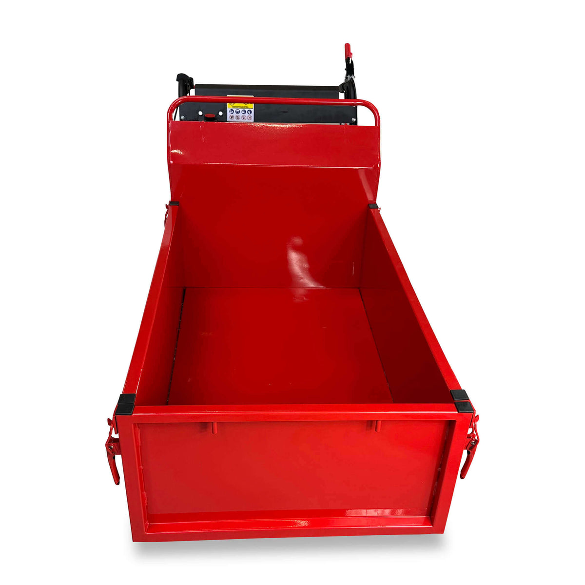 SCHORR Minidumper RR500DHKB 500kg mit Kiste, Kipphydraulik und Mitfahrplattform 9,2 PS Motor Raupendumper