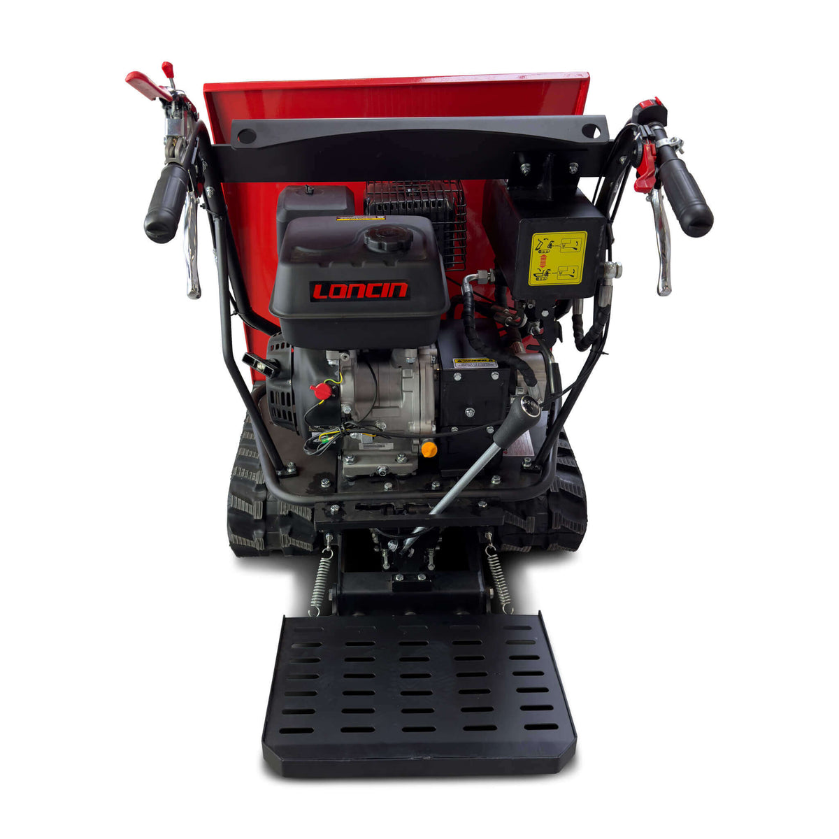 SCHORR Minidumper RR500DHKA 500kg mit Kipphydraulik und Mitfahrplattform 9,2 PS Motor Raupendumper