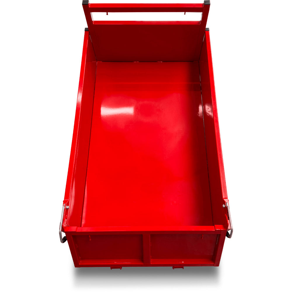 SCHORR Minidumper 1000kg RR1000DHKB PRO Raupendumper Flachmulde Kiste Benzindumper