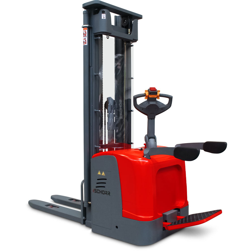 SCHORR Elektro Hochhubwagen Ultra 1500KG Freihub (5m - 5,6m Hubhöhe)