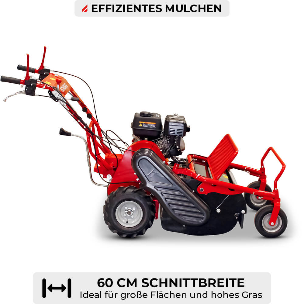 SCHORR Schlegelmulcher RR600HM Hochgrasmäher 8PS 252ccm Mulcher