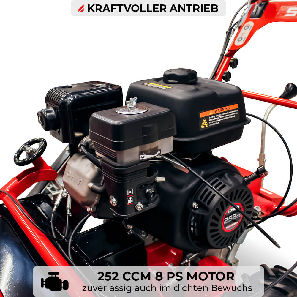 SCHORR Schlegelmulcher RR600HM Hochgrasmäher 8PS 252ccm Mulcher