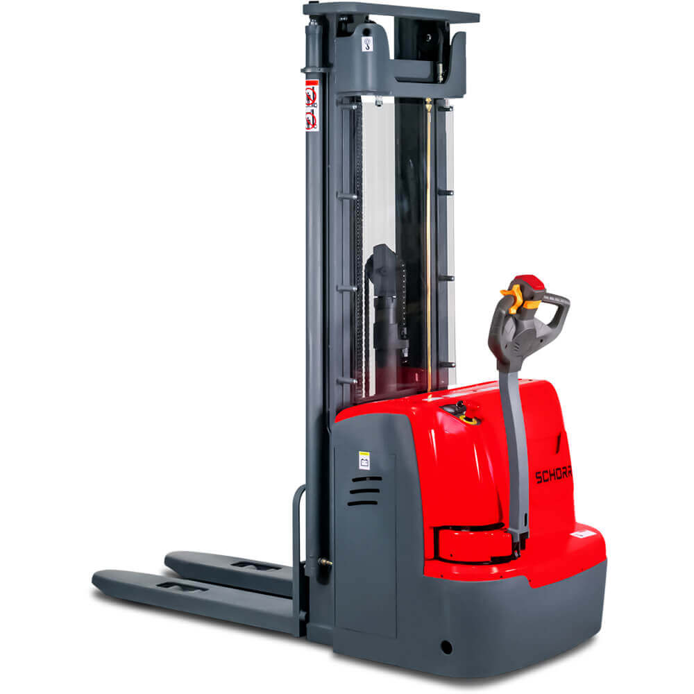 SCHORR Elektro Hochhubwagen 1500KG Freihub (4,5m - 5,6m Hubhöhe)