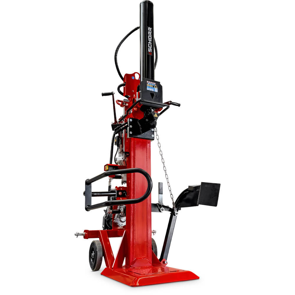 SCHORR Holzspalter 30t HS-30PE PRO Zapfwelle + Elektro 400V Spalter stehend inkl. Stammheber