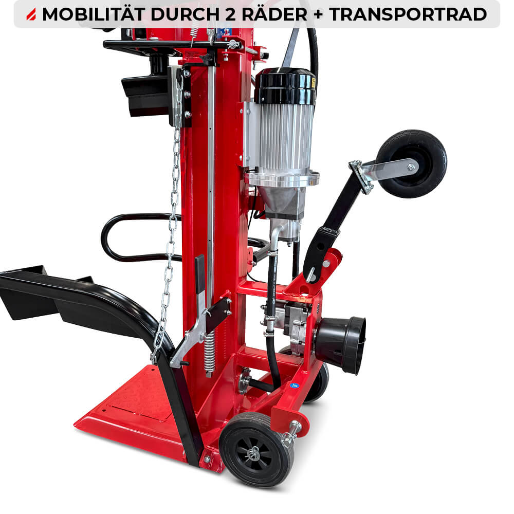 SCHORR Holzspalter 22t HS-22PE PRO Zapfwelle + Elektro 400V Spalter stehend inkl. Stammheber