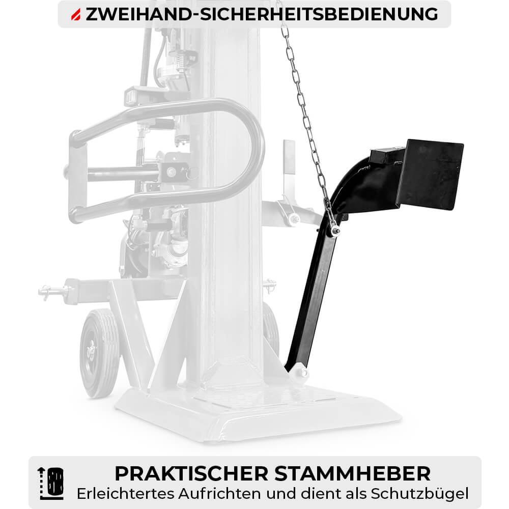 SCHORR Holzspalter 30t HS-30PE PRO Zapfwelle + Elektro 400V Spalter stehend inkl. Stammheber