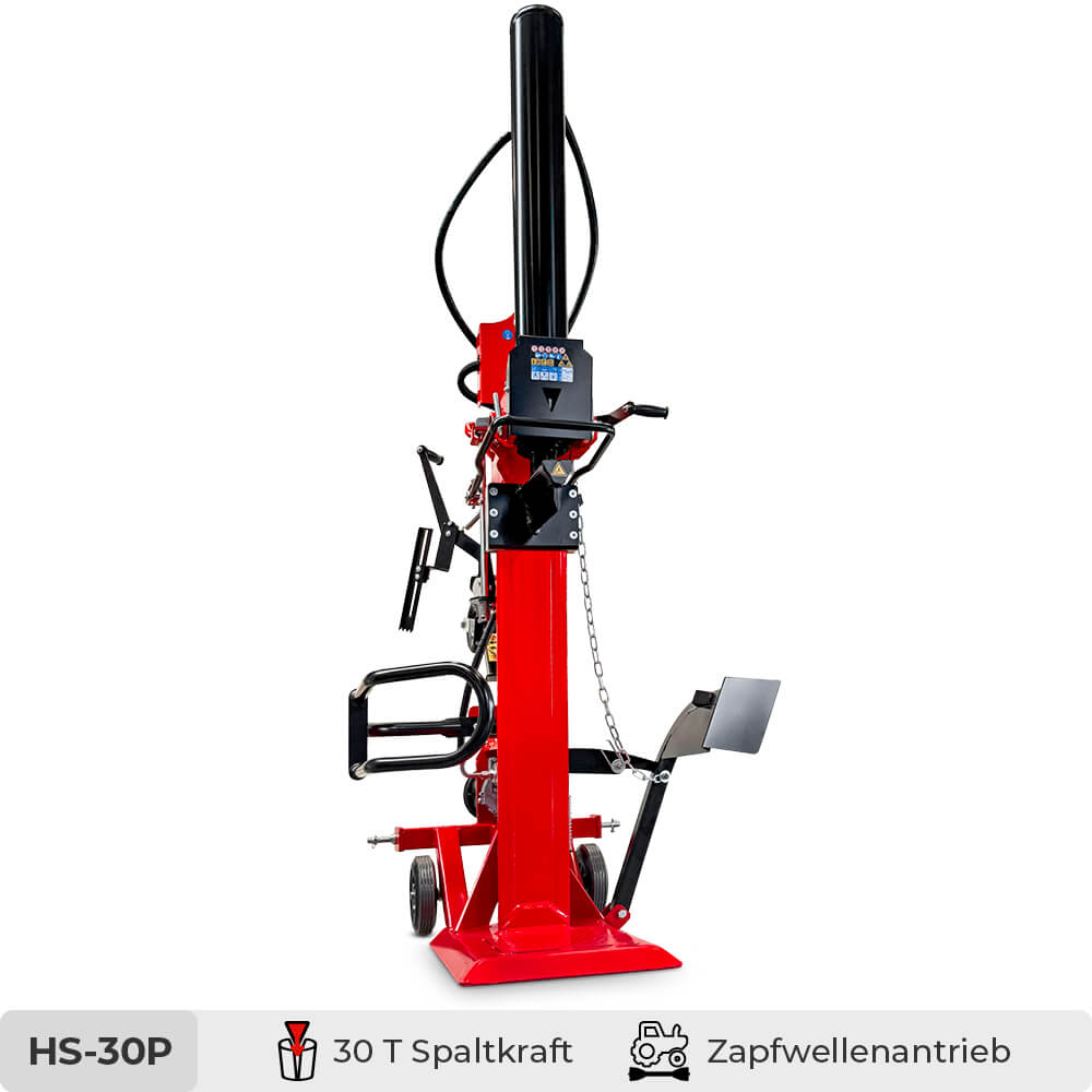 SCHORR Holzspalter 30t HS-30P PRO Zapfwelle Spalter stehend inkl. Stammheber