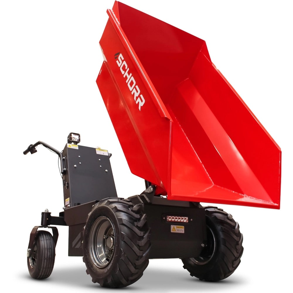 SCHORR Minidumper Elektro RR500DEHRA Mulde 500kg 48V 1000 Watt Dumper Akku