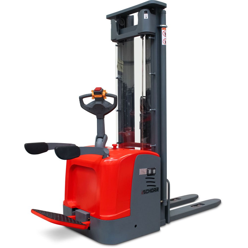 SCHORR Elektro Hochhubwagen Ultra 1500KG Freihub (5m - 5,6m Hubhöhe)