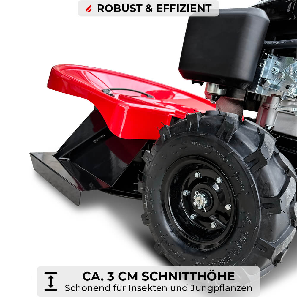 SCHORR Kreiselmäher RR580KRM Hochgrasmäher Sichelmäher 6PS 196ccm